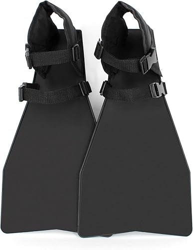 Aletas de tubo de flotador de pesca, con hebilla ajustable resistente a la abrasión, aletas de natación, para hombres, mujeres y jóvenes, para