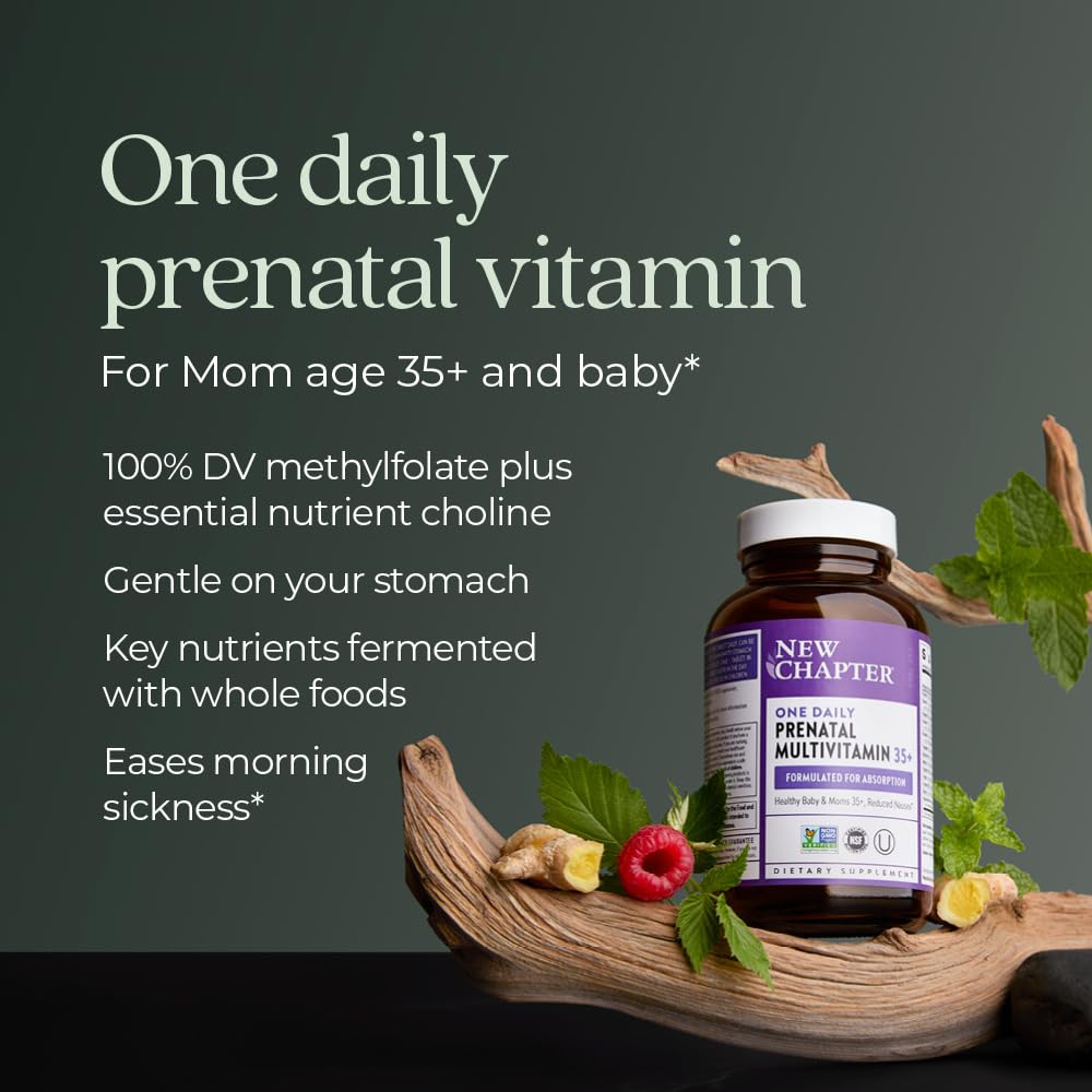 New Chapter One Daily Prenatal Multivitamin 35+, 90 Count — Amazon image 5