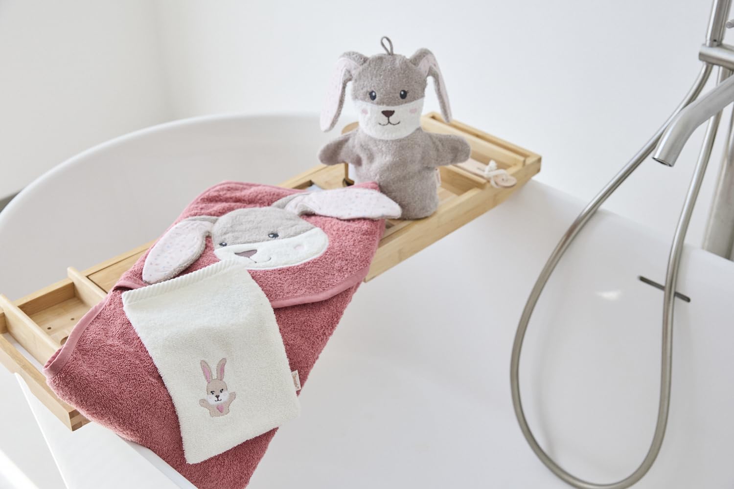 Hanni Lot de 2 Gants de Toilette