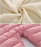 Vista 4 de Traje de nieve unisex con forro de franela para bebé, 3 piezas, overol cálido de invierno