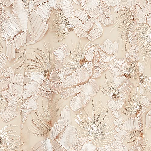 Image of Alex Evenings Women's Short Embroidered Cocktail Dress, Wedding Guest (Petite and Regular Sizes)
