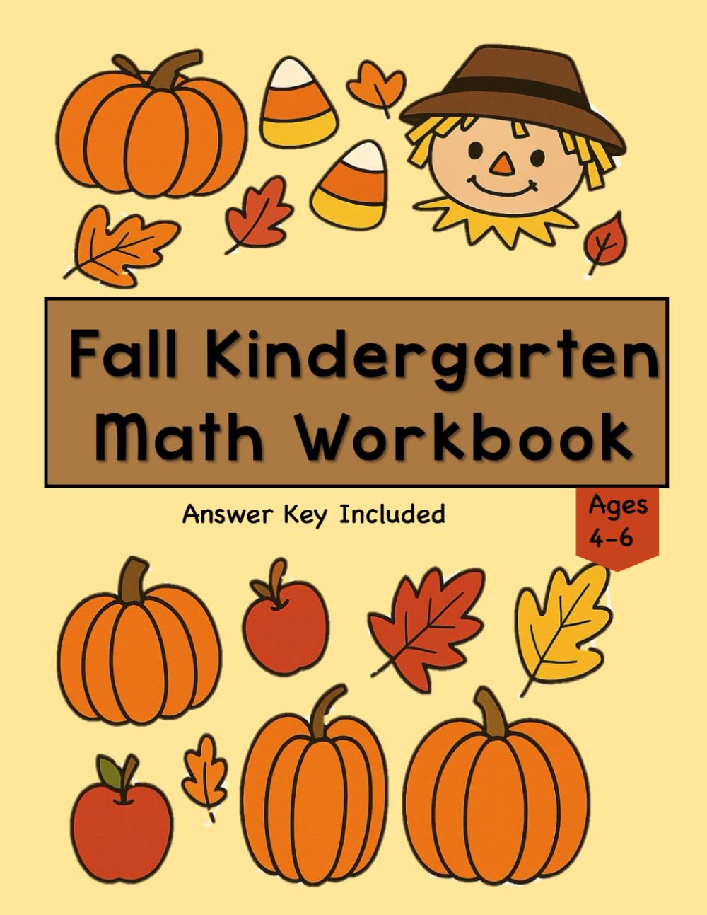Fall Kindergarten Math Workbook
