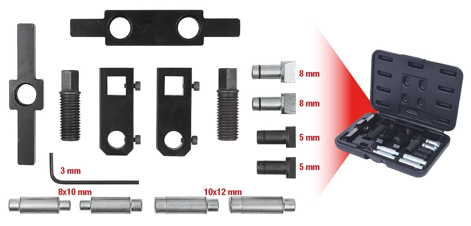 KS Tools 700.5660 Conjunto de herramientas separadoras por presión MASTER, 15 pzs