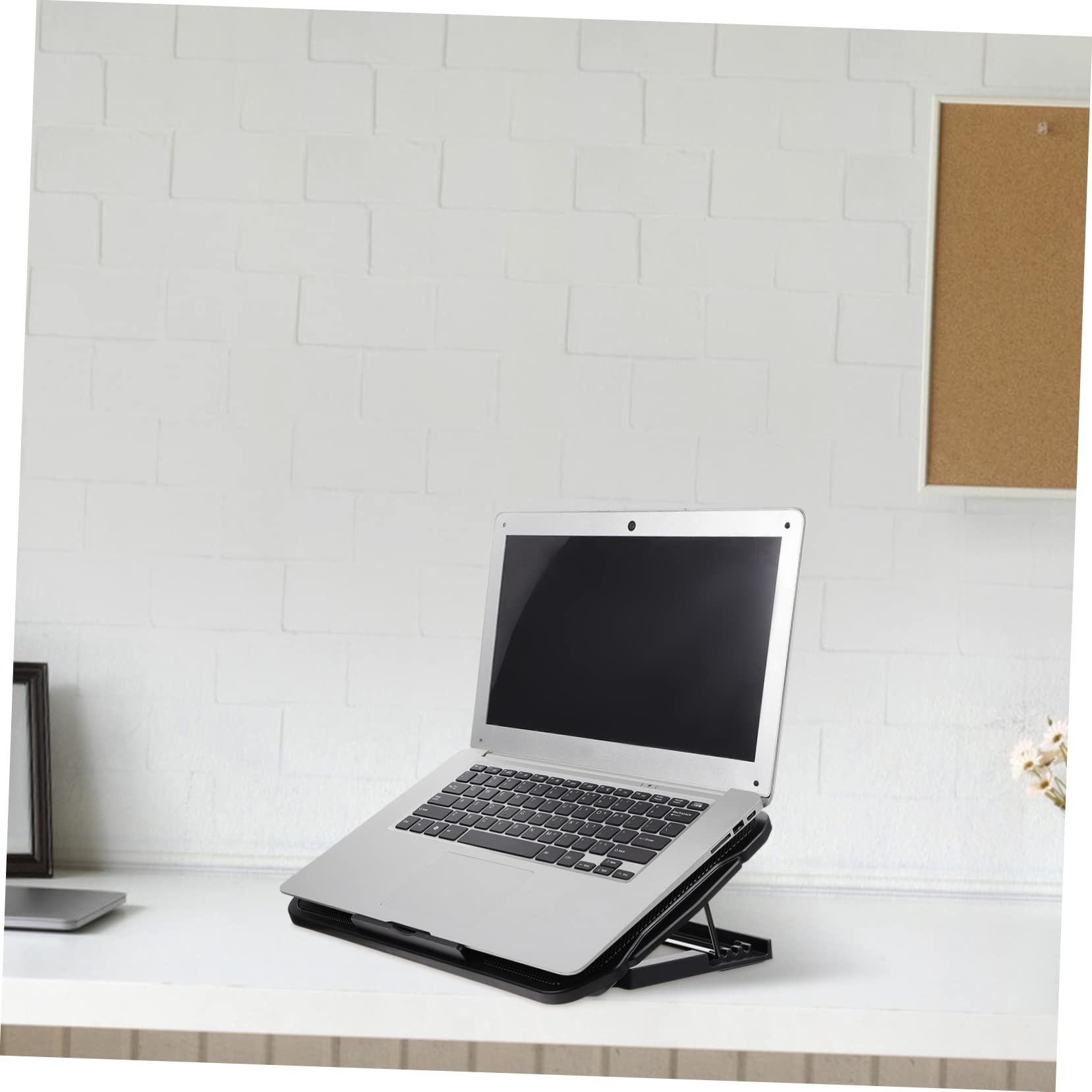 HEMOTON Soporte para Portátiles Enfriador Portátil Disipador De Doble Interfaz USB Cómodo y Estable