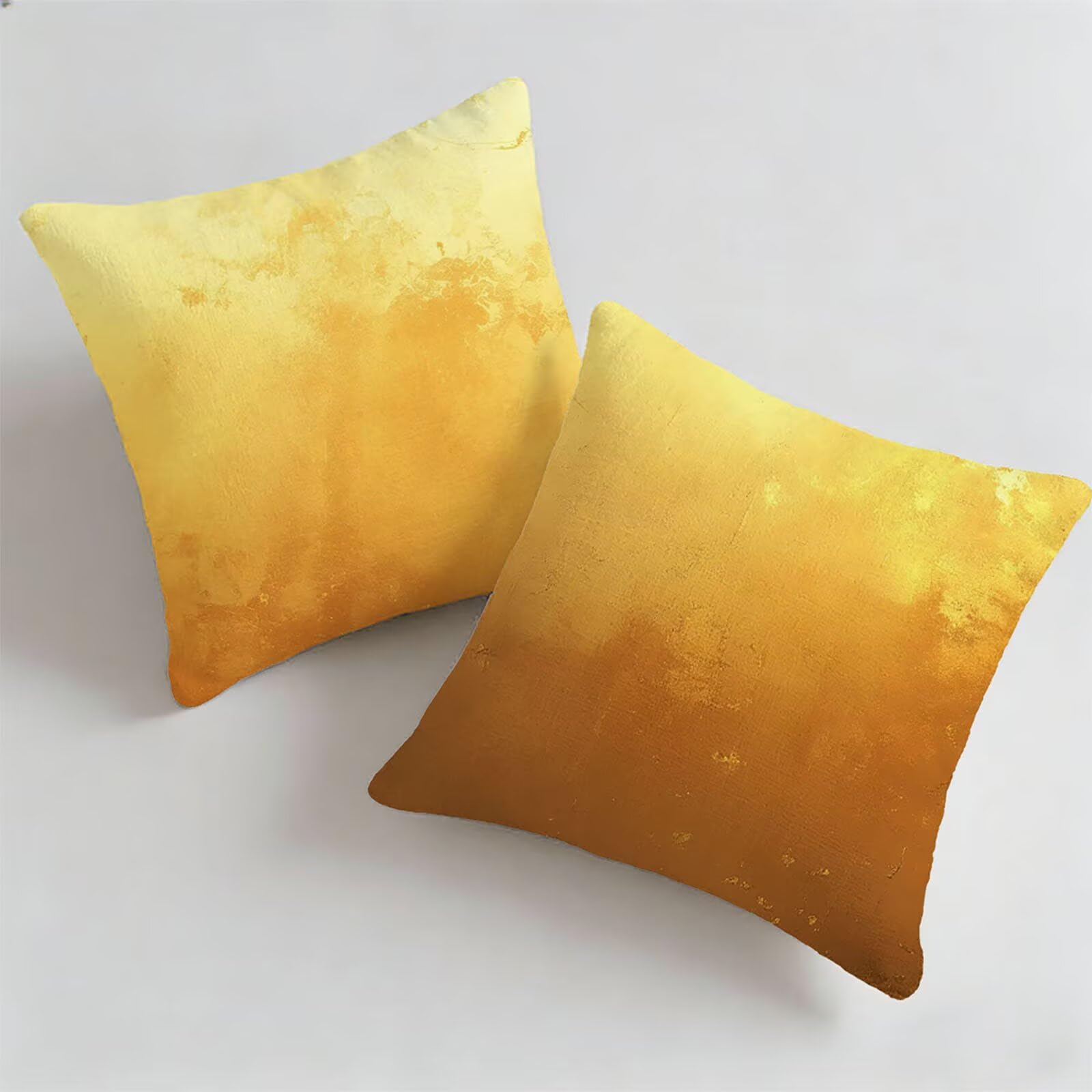 Housse coussin exterieur impermeable 60x60 anti pluie jaunatre