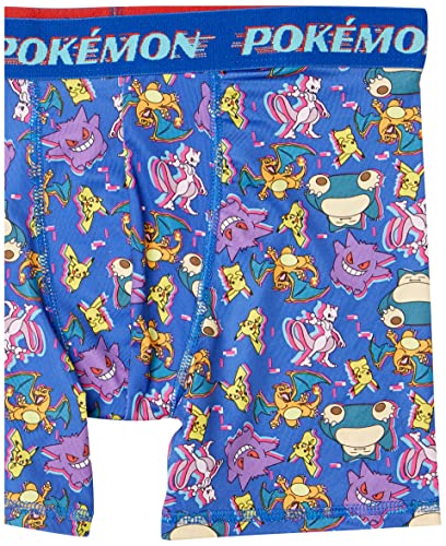 Pokemon Boys' 4Pk Or 7Pk Athletic 5Pk 100% Cotton Boxer Briefs In Size 4, 6, 8, 10 And 12, 7Bxr #TOP5