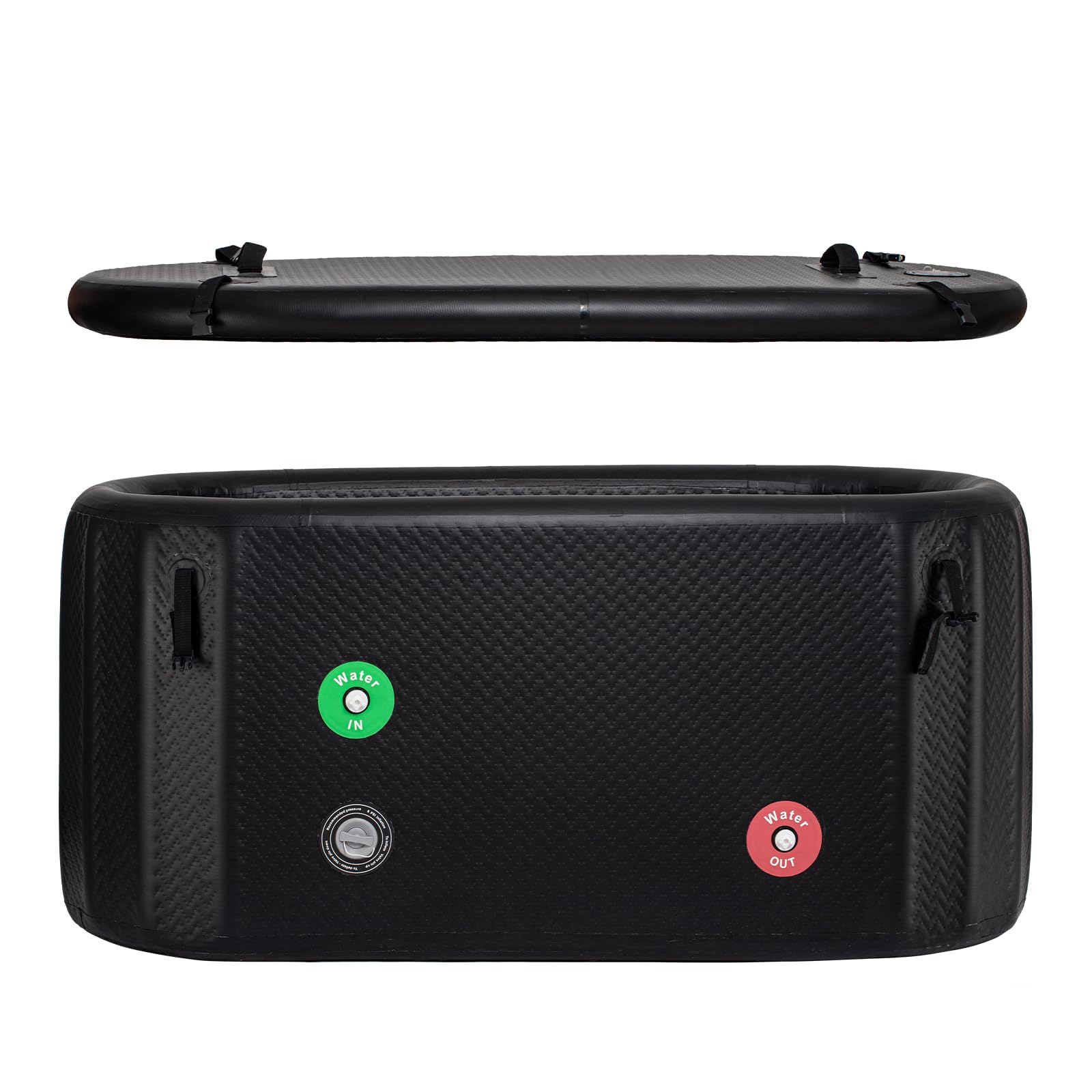 Ecoraiser Cold Plunge Tub, XL 500 Gallons Ice Bath Tub, Portable Water Chiller Compatible Indoor and Outdoor Ice Tub for Recovery