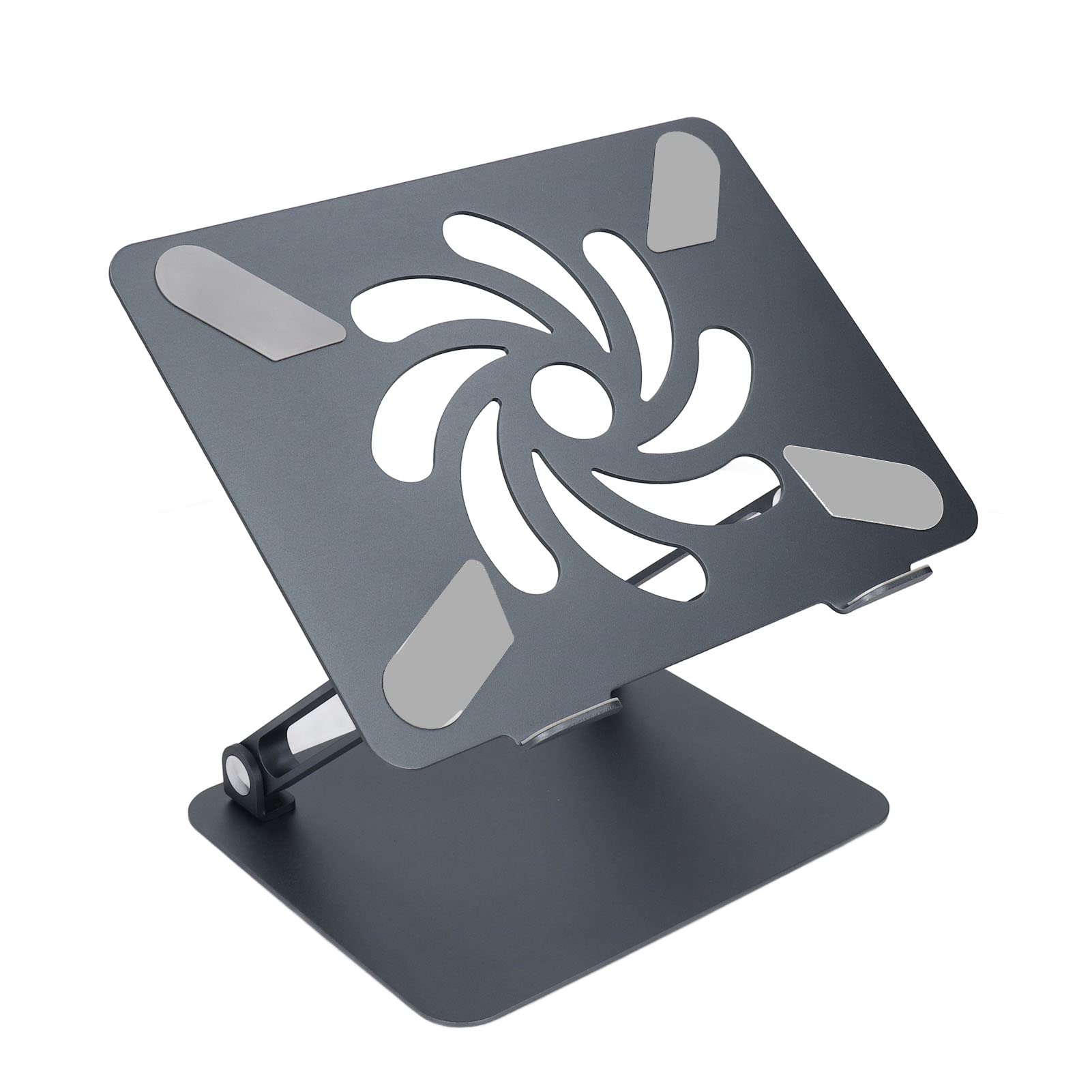Omabeta Supporto per Laptop in Lega di Alluminio Staffa di Raffreddamento Pieghevole Ad Altezza Regolabile per Scrivania da Ufficio 1 X