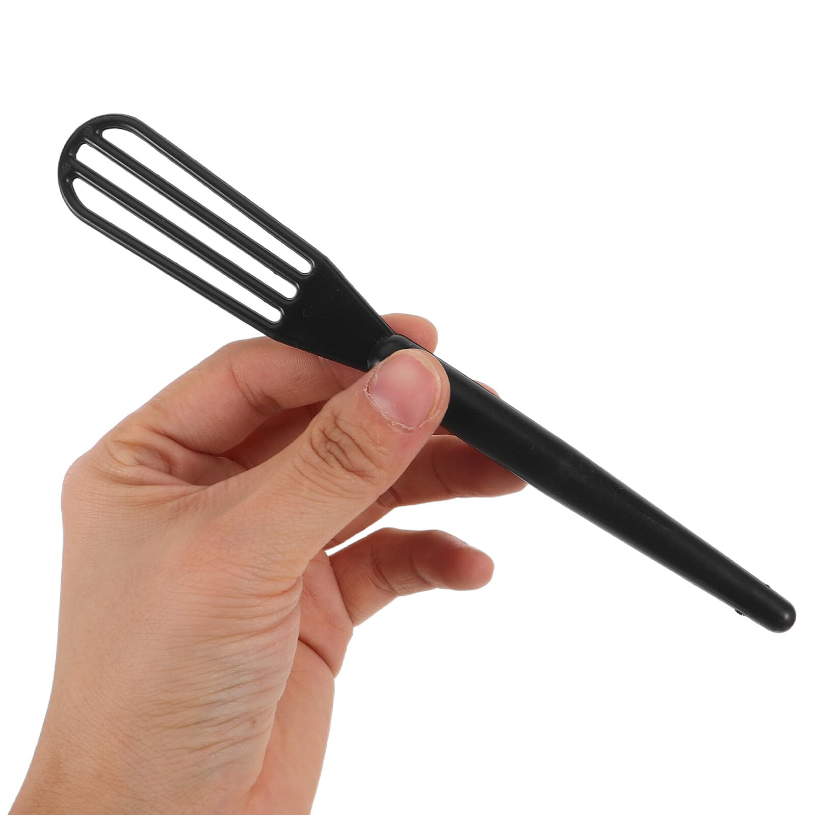 Miscelatore per Tinte Professionali 10 Pezzi in Plastica Nero, Frusta per Mescolare Colore Chioma Compatibilità Versatile per Saloni e Fai da Te