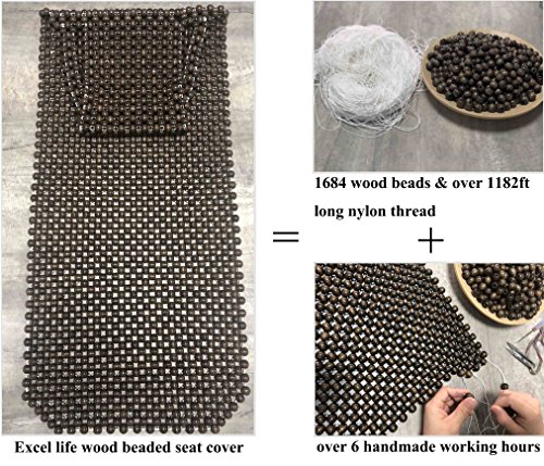 EXCEL LIFE Wood Beaded Cover