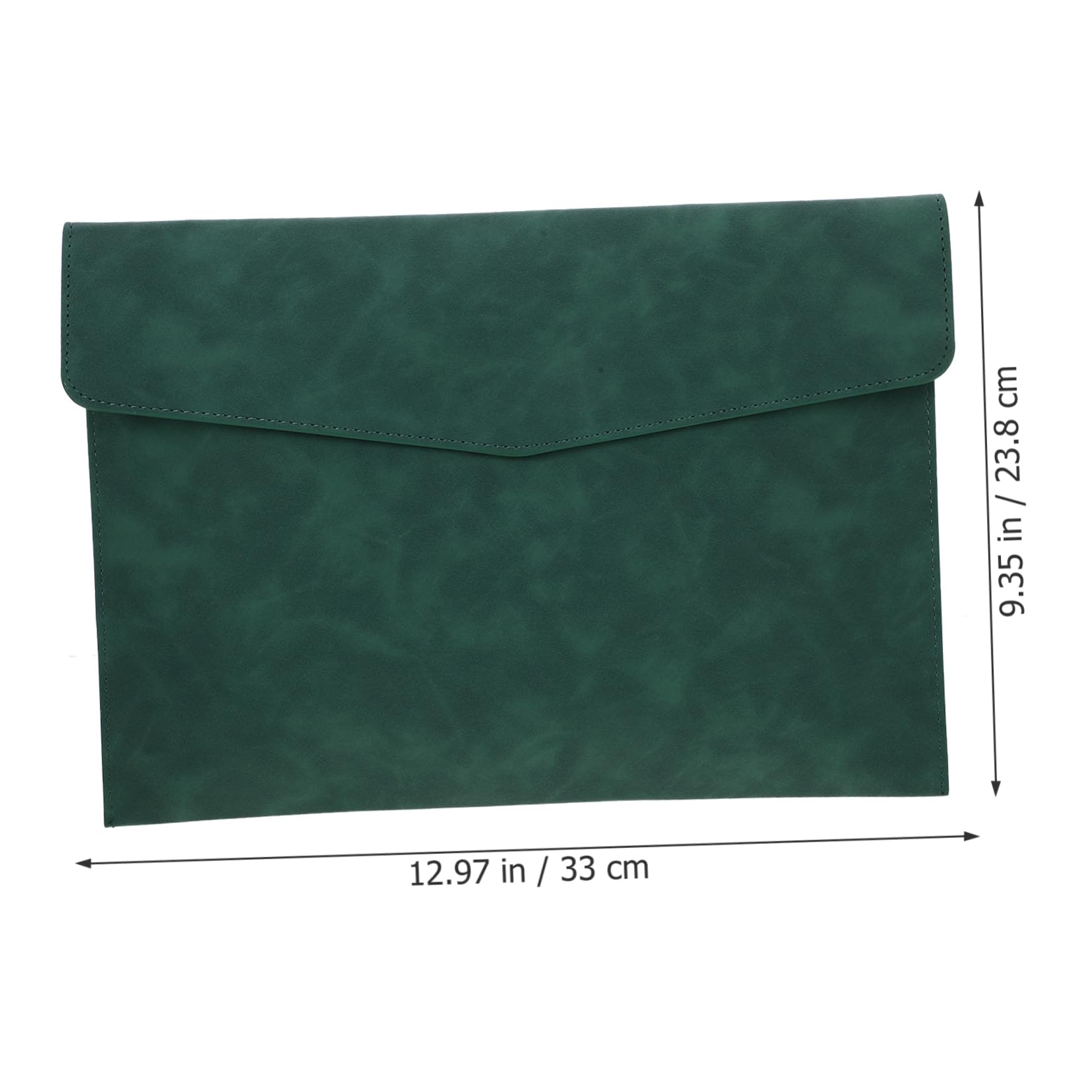 DOITOOL Borsa Portadocumenti in Ecopelle Pieghevole Con Bottone Organizer Cartelletta Per Ufficio e Viaggi Porta File Multifunzionale Per Contratti e Fatture Custodia Portatile Per Donna e