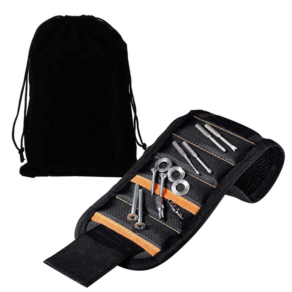 Orange - Bracelet Magnétique Avec Aimants Puissants, Maintient Les Vis