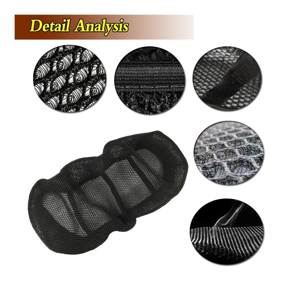 Coprisedile protezione pioggia Sedile Posteriore Del Motociclo Cowl Cover Mesh Net Protezione Solare Accessori Moto Pad Per Adiva AD3 400 AD1 200