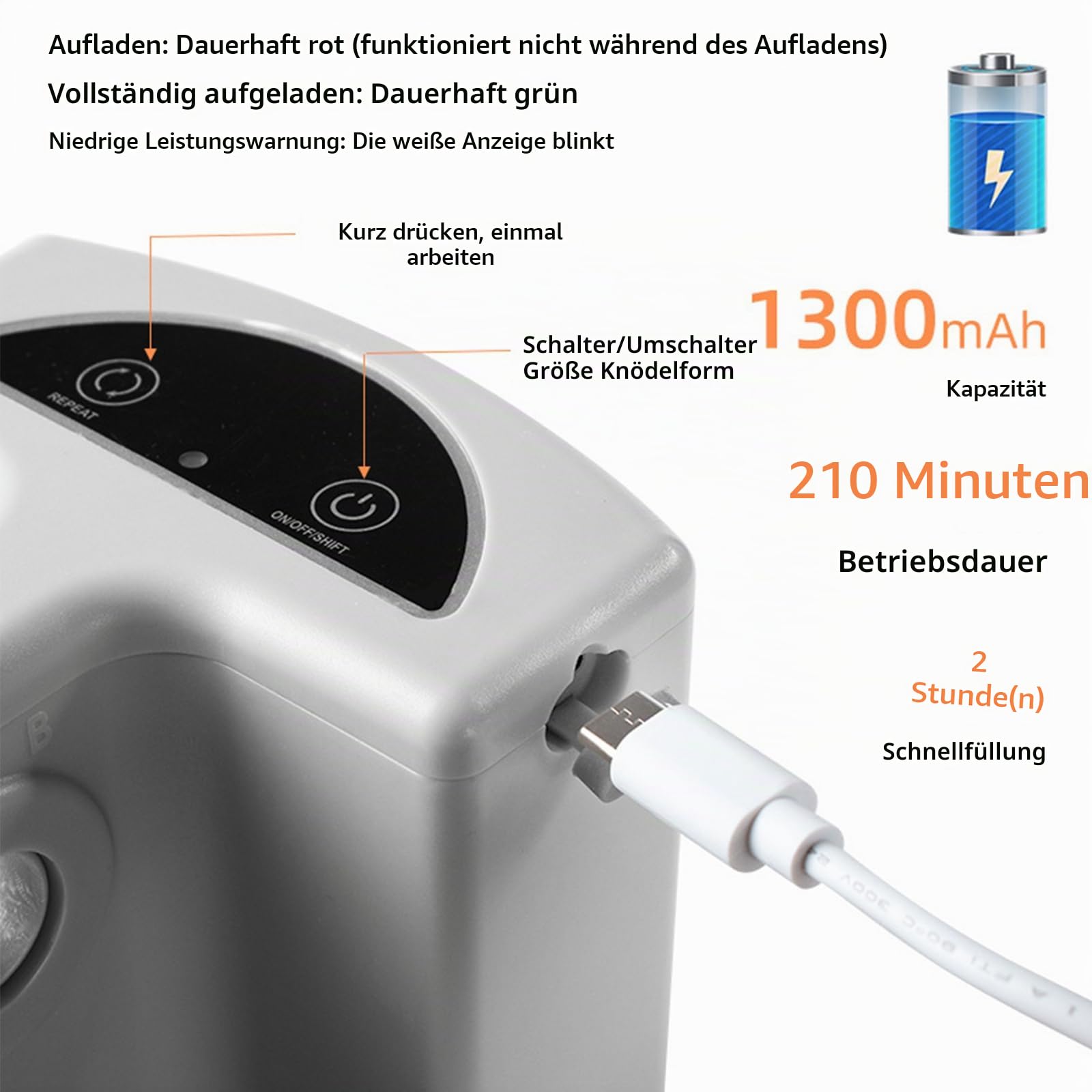 MENAYODA Automatische Knödelmaschine,Elektrische Teigtaschenmaschine Former Dumpling Maker Ravioli Maker Knödel Schimmel Küchenzubehör,Schnelles Knödel-Artefakt (Doppelkopf mit Bürste)