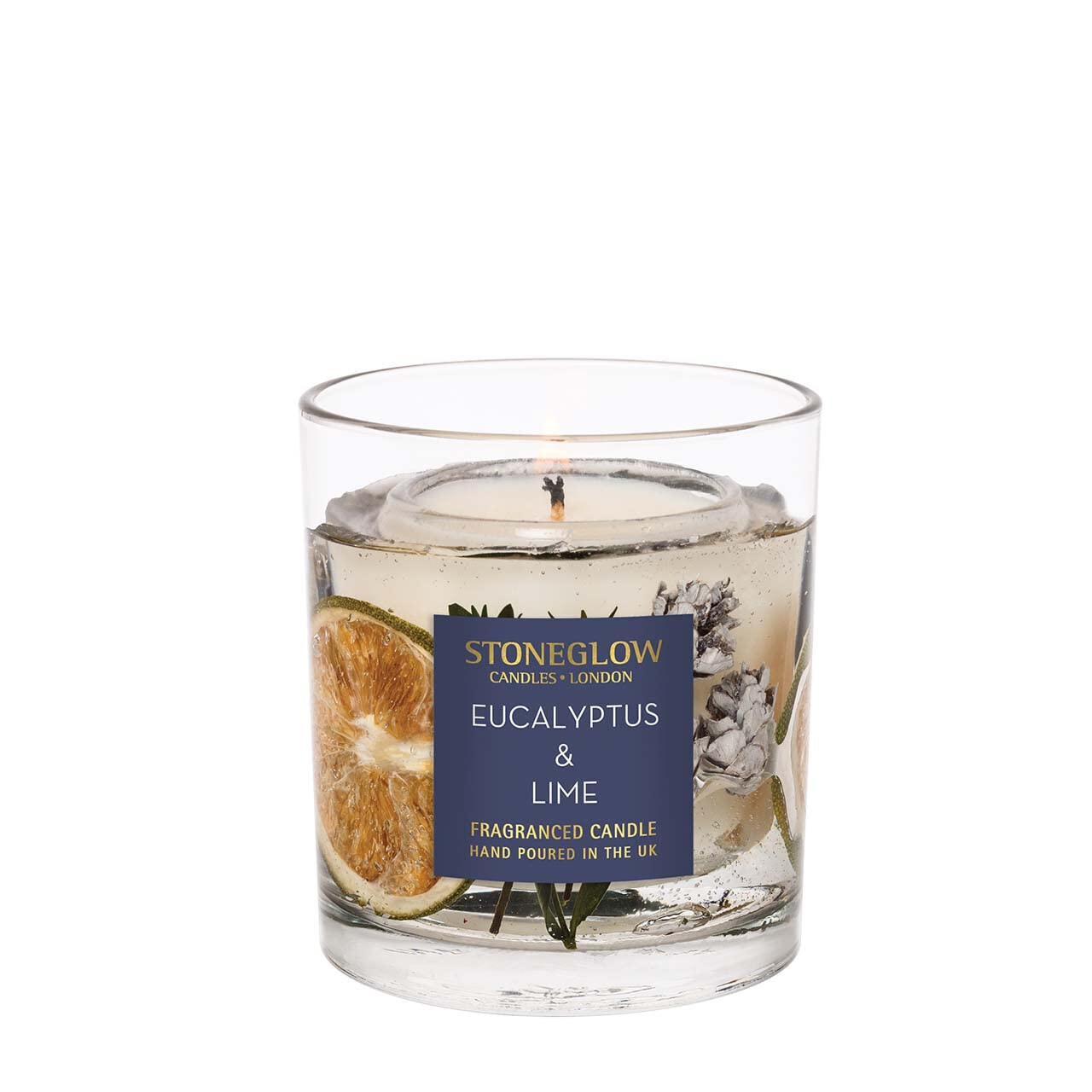 Stoneglow Lime Seasonal Collection - Eucalyptus & - Natural Wax Scented Candle - Gel Tumbler