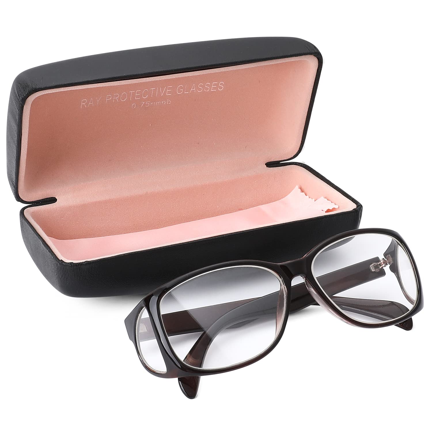 Healthible Xray Lead Glasses Protection Black 0.75 MMPB