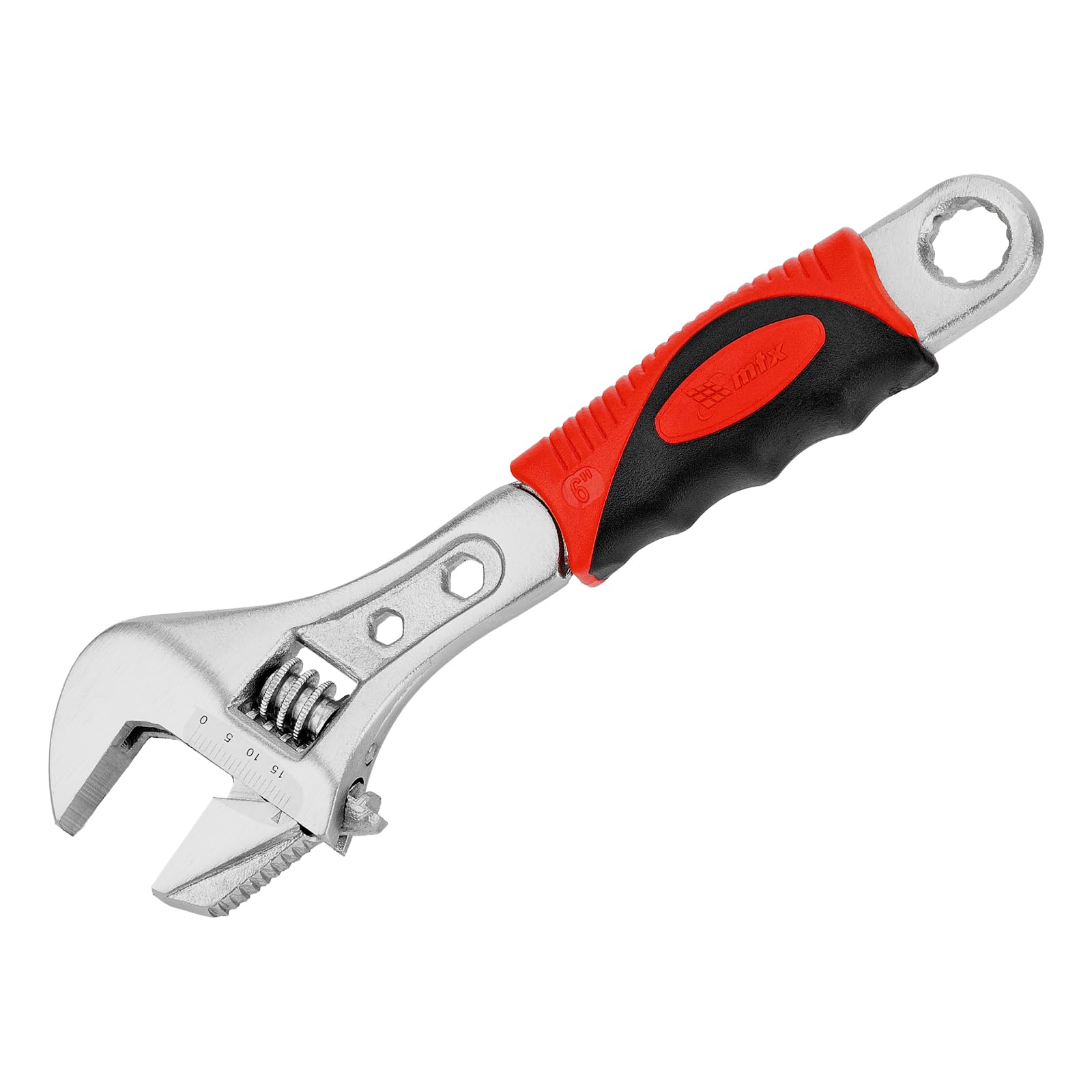 MTX 150mm Adjustable Jaw Screw Wrench with 2-Component Handle (155169)