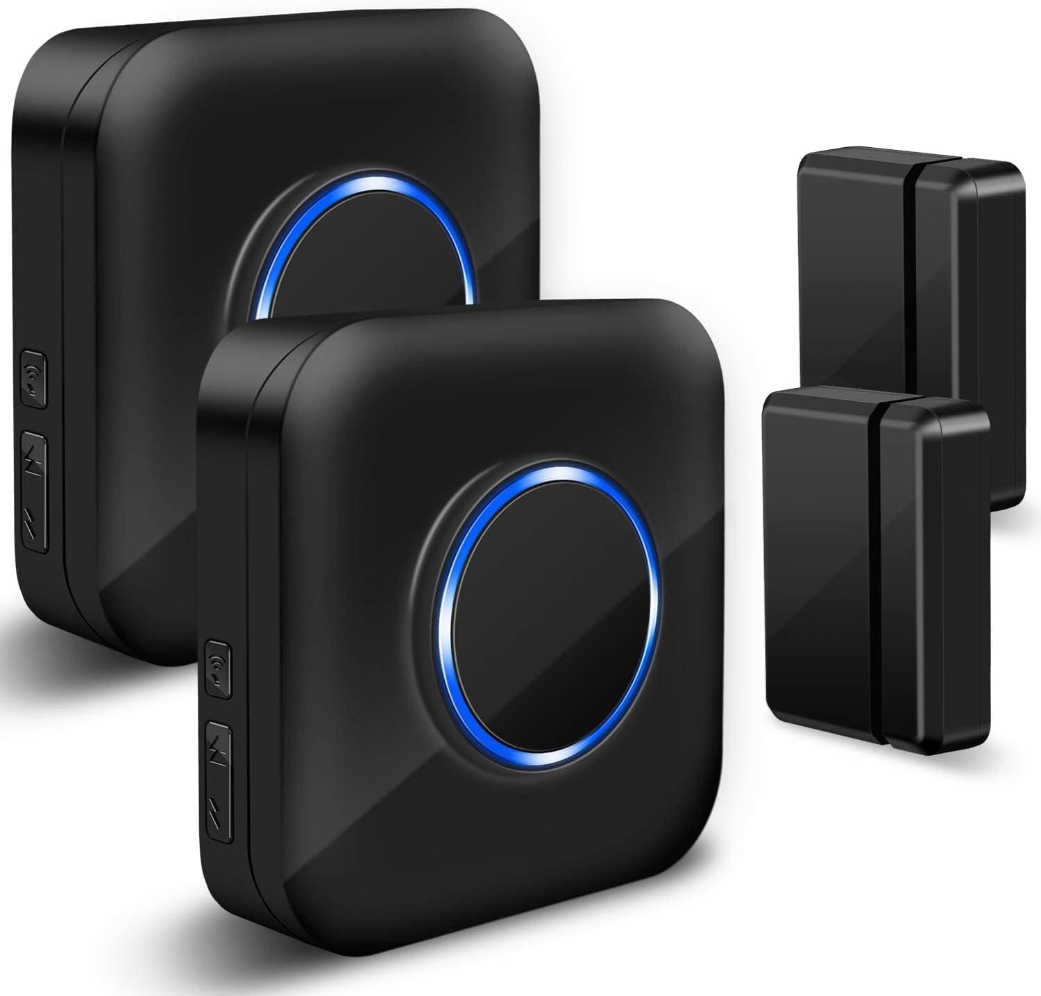 Wireless Door Chime, BITIWEND Door Window Alarm Doorbell with 600ft