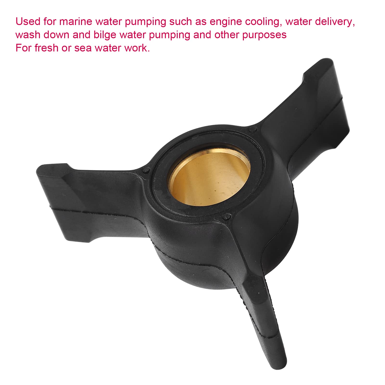 Girante per Barca, Girante per Pompa Dell'acqua 432941 Sostituzione in Neoprene di Rame Temprato a 3 Pale per OMC BRP