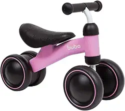 Bicicleta De Equilibrio Buba, Rosa, 4 Rodas