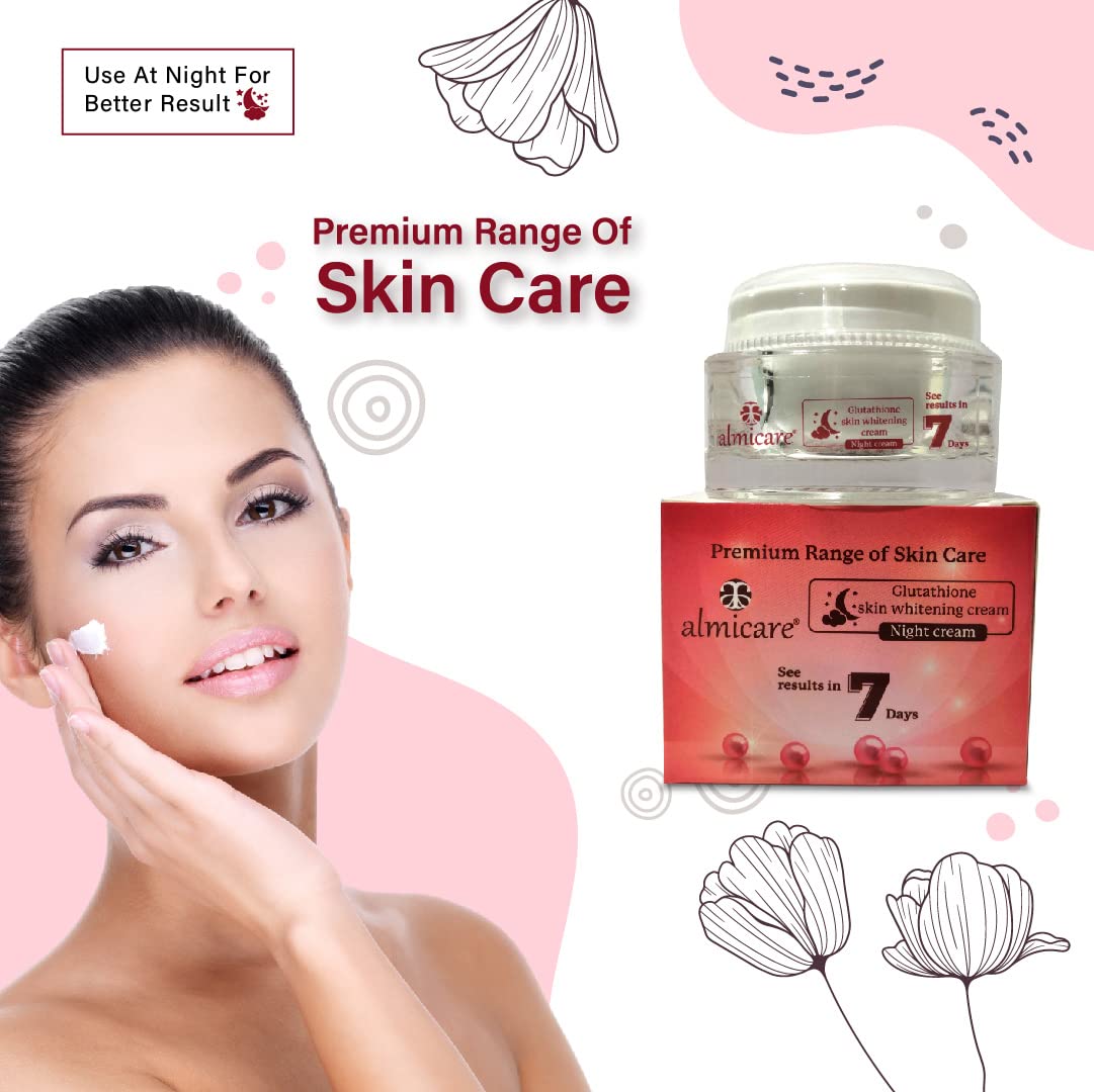 almicare glutathione skin whitening night cream Almicare Glutathione Skin Whitening Night Cream : Amazon.in: Beauty