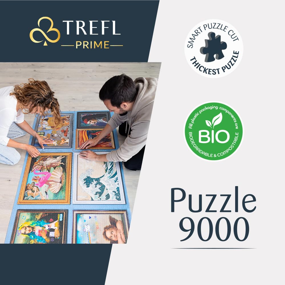 Trefl Prime - Puzzle UFT: Ancient Celestial Maps - 9000 Pezzi, Grande Puzzle con una Mappa Antica del Cielo, Cartone Spesso, BIO, ECO, Gioco per Adulti e Bambini a partire dai 12 anni