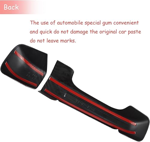 Miniatura 2 de INUBOXES Accesorios de fibra de carbono ABS estilo cubierta de manija de puerta exterior adhesivo compatible con Dodge RAM 1500 TRX 2023 2024