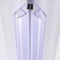 KOOBON Mágneses Zuhanykabin Tömítés 2db 100cm Üvegajtóhoz 6-8mm - 100cm Gerade für 6mm/ 7mm/ 8mm, 2 Sets (4 Pieces) 8
