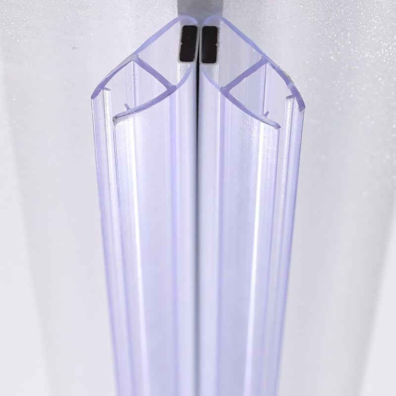 KOOBON Mágneses Zuhanykabin Tömítés 2db 100cm Üvegajtóhoz 6-8mm - 100cm Gerade für 6mm/ 7mm/ 8mm, 2 Sets (4 Pieces)