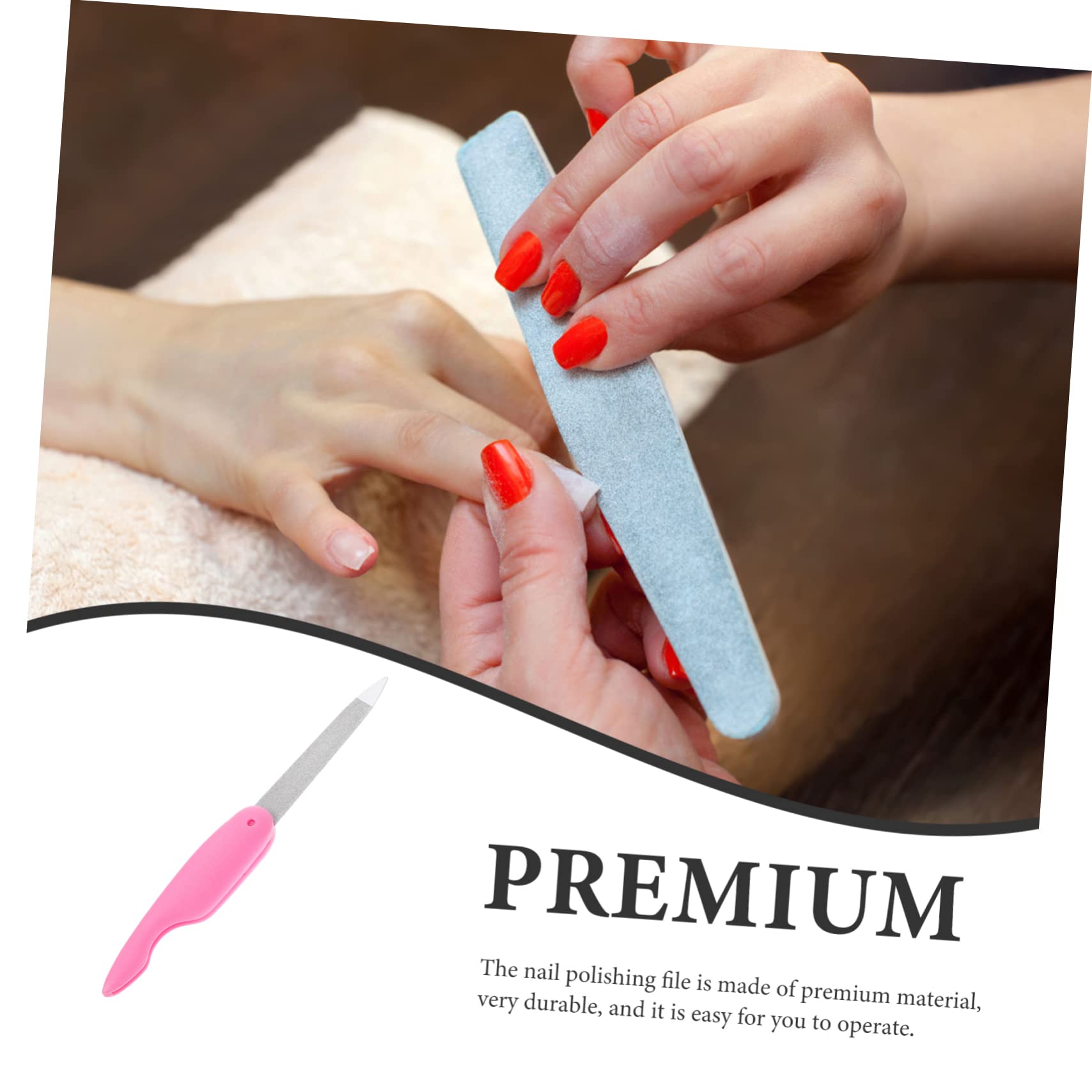 Healeved 30piezas Limas De Uñas Metálicas Plegables Herramientas Reutilizables Para Manicura Limado y Pulido De Uñas Compacto De Limas Doble Cara Para Cuidado