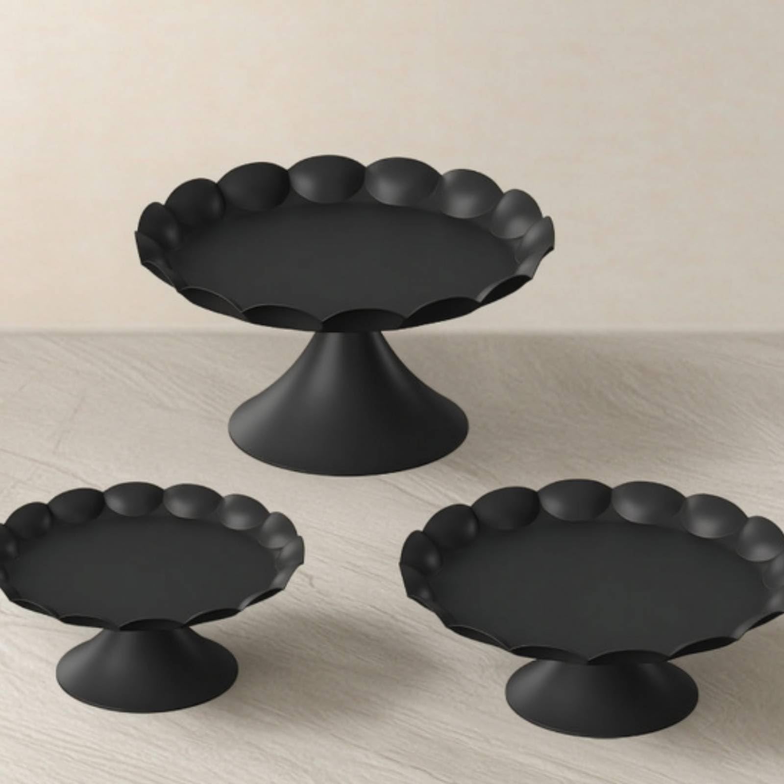MagiDeal Dessert Display Stand Alzata Tortiera Vassoio Piatto Dolci in Linee Essenziali E Finitura Opaca Versatile per Dolci E Torte Adatta a Buffet di Festa Matrimoni Tè Pomeridiano , Oro