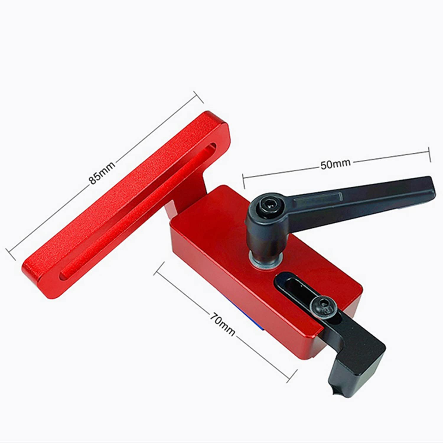 Positionneur de glissière en aluminium de butée de rail de type 45 pour 30mm t - slot t t - Rail menuiserie DIY