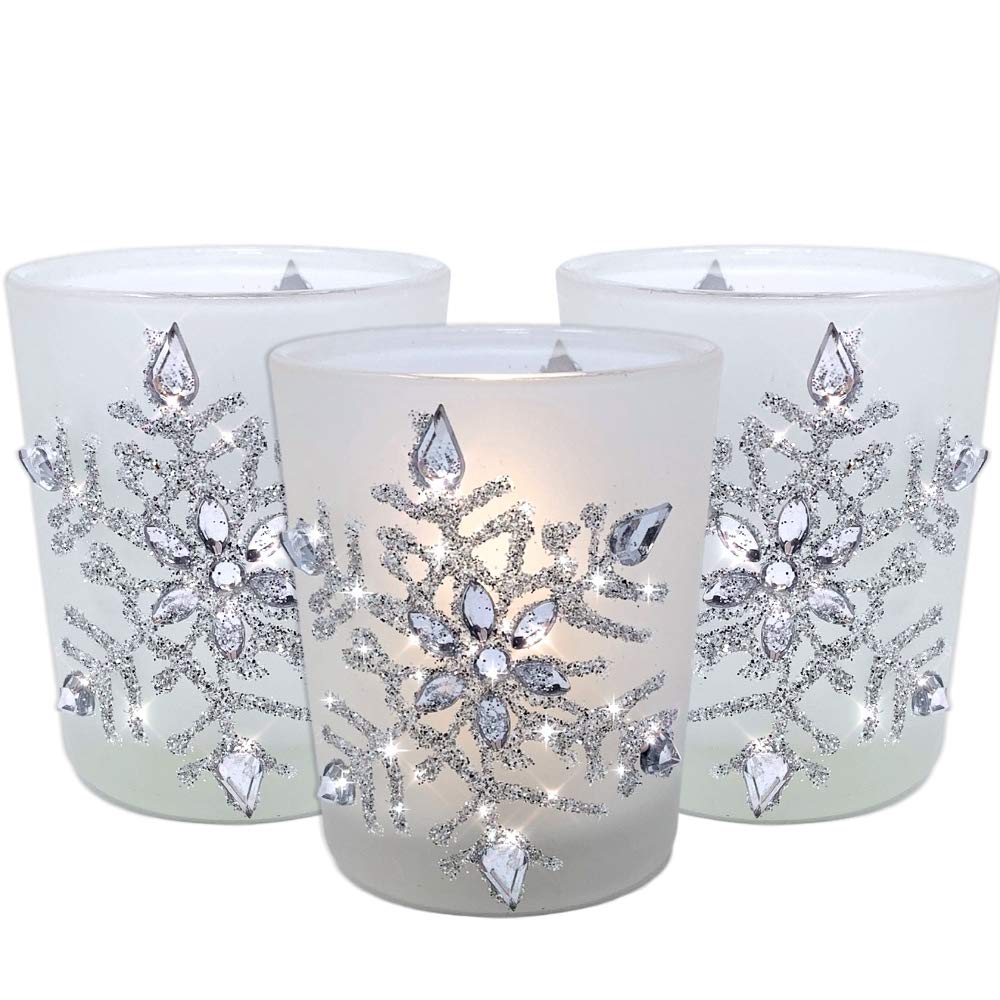 BANBERRY DESIGNS Snowflake Candle Holder - candleholders | Mubboo