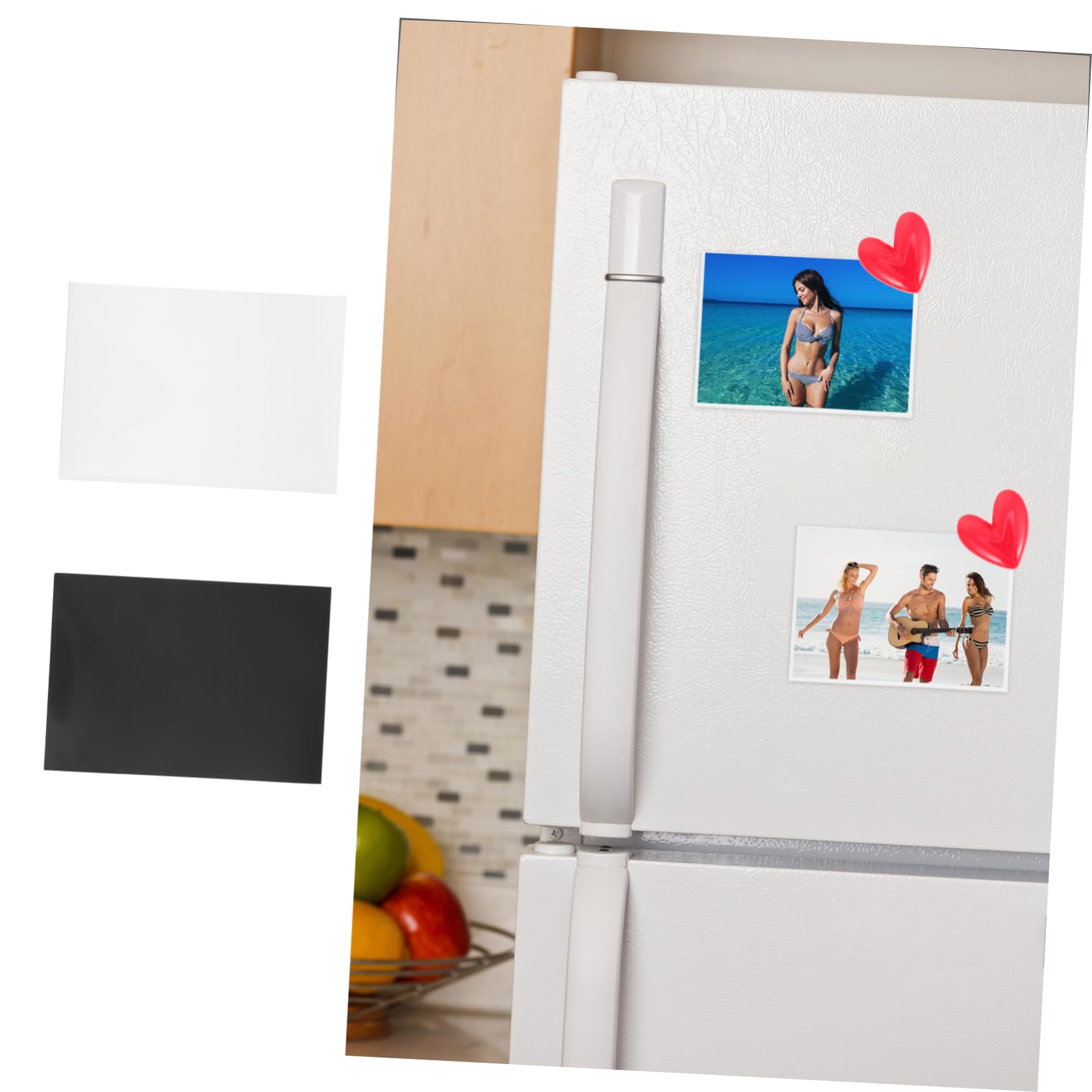 Lot De 12 Aimants Décoratifs En Bois Forme Cœur – Pour Frigo, Bureau, Notes (marron, 2.9x2.5 Cm)