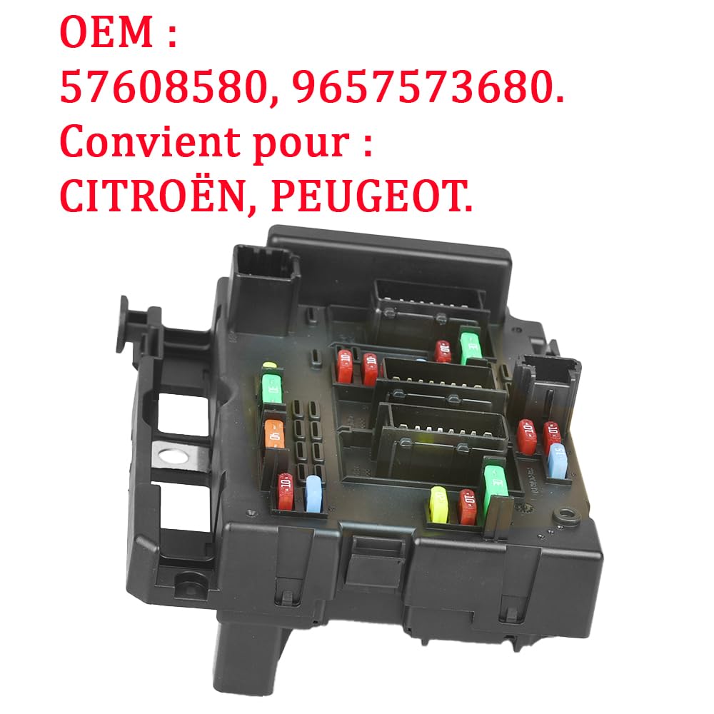 Boîte à Fusibles BSM B5 9657608580 pour Peugeot 206 207 307 C2 C3