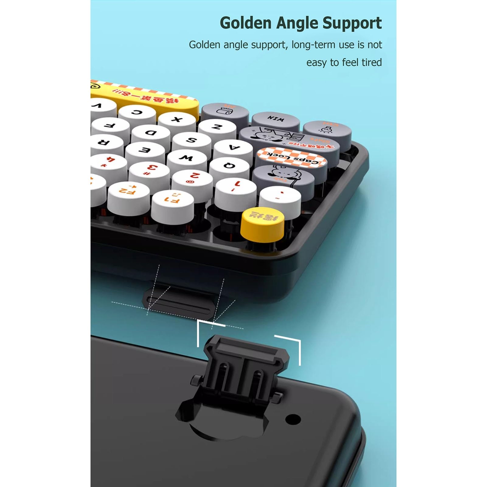 Tastiera Tastiera da gioco Prova il massimo piacere di gioco, silenzioso ed efficiente: tastiera da gioco sussurrata e confortevole ed ergonomica(G)