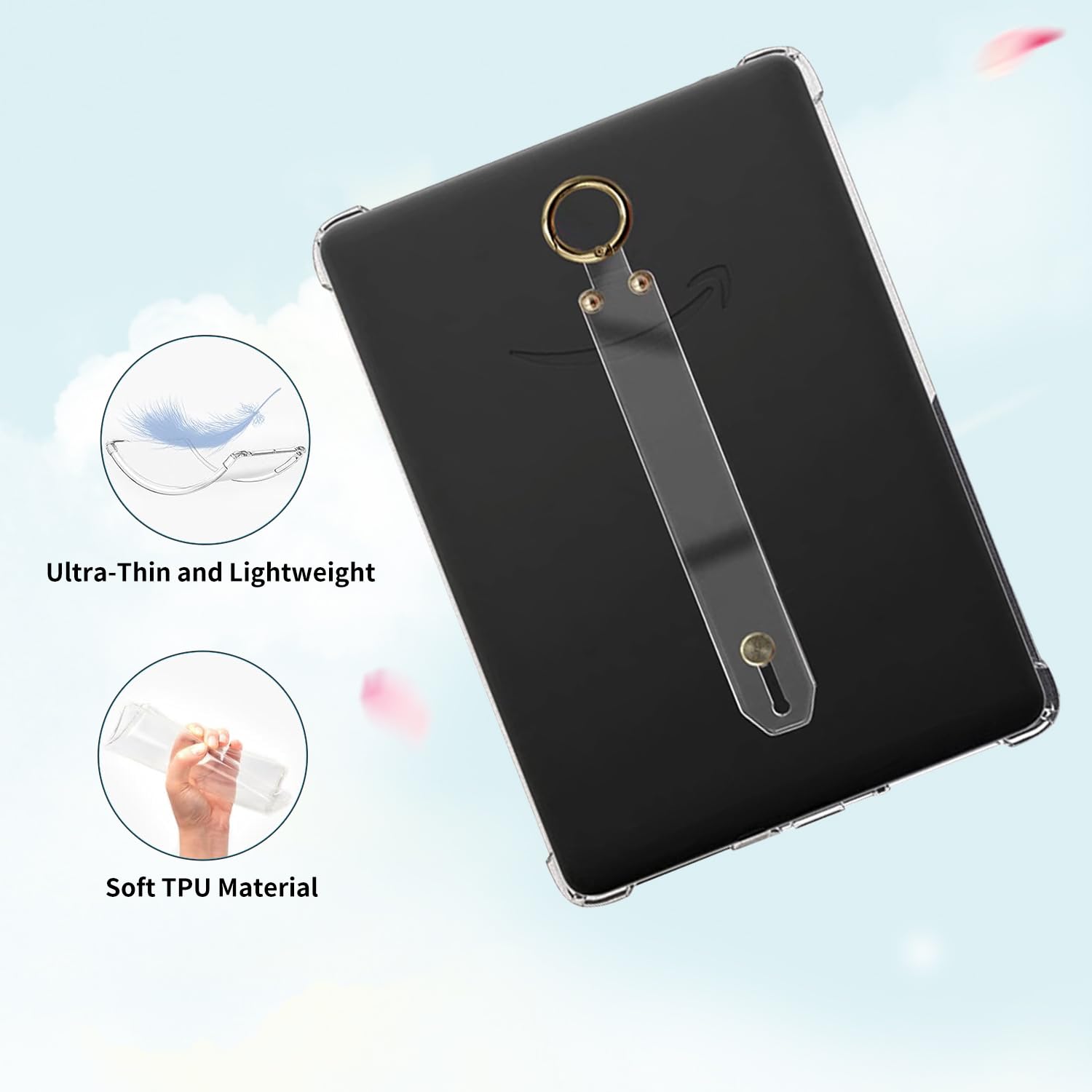 Custodia Trasparente AWAVM Per Kindle Lite 2019 Da 6 Pollici - Silicone Sottile E Leggero - Foto 2