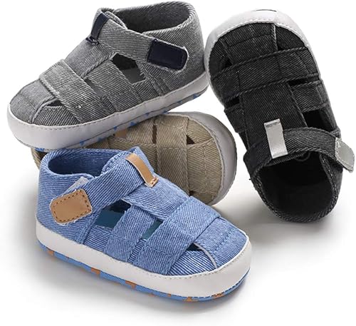 Miniatura 2 de SOFMUO Sandalias de punta cerrada, transpirables, atléticas, suaves, antideslizantes, para el verano, para la playa, caminar