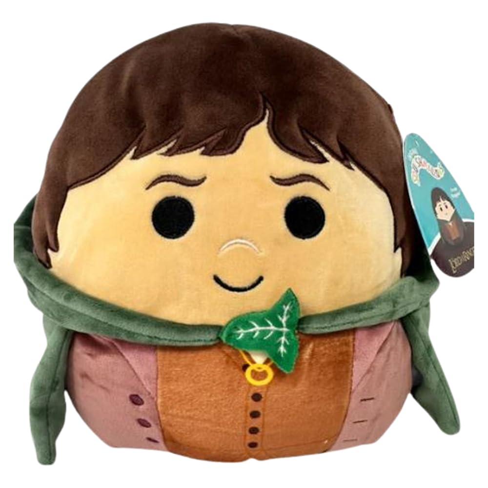 Squishmallows SQWB00313 - Władca Pierścieni Frodo 25 cm, oficjalny plusz Jazwares, super miękka przytulanka