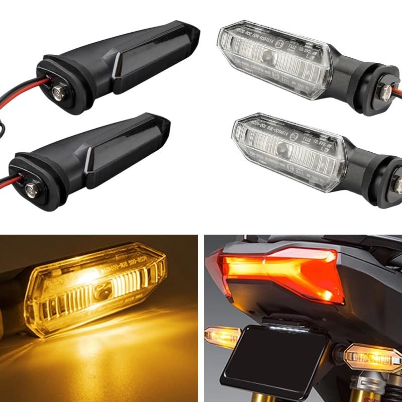 Clignotant LED pour Moto CTX 700D DCT 2014-2018 avec Éclairage Orange de Remplacement Direct