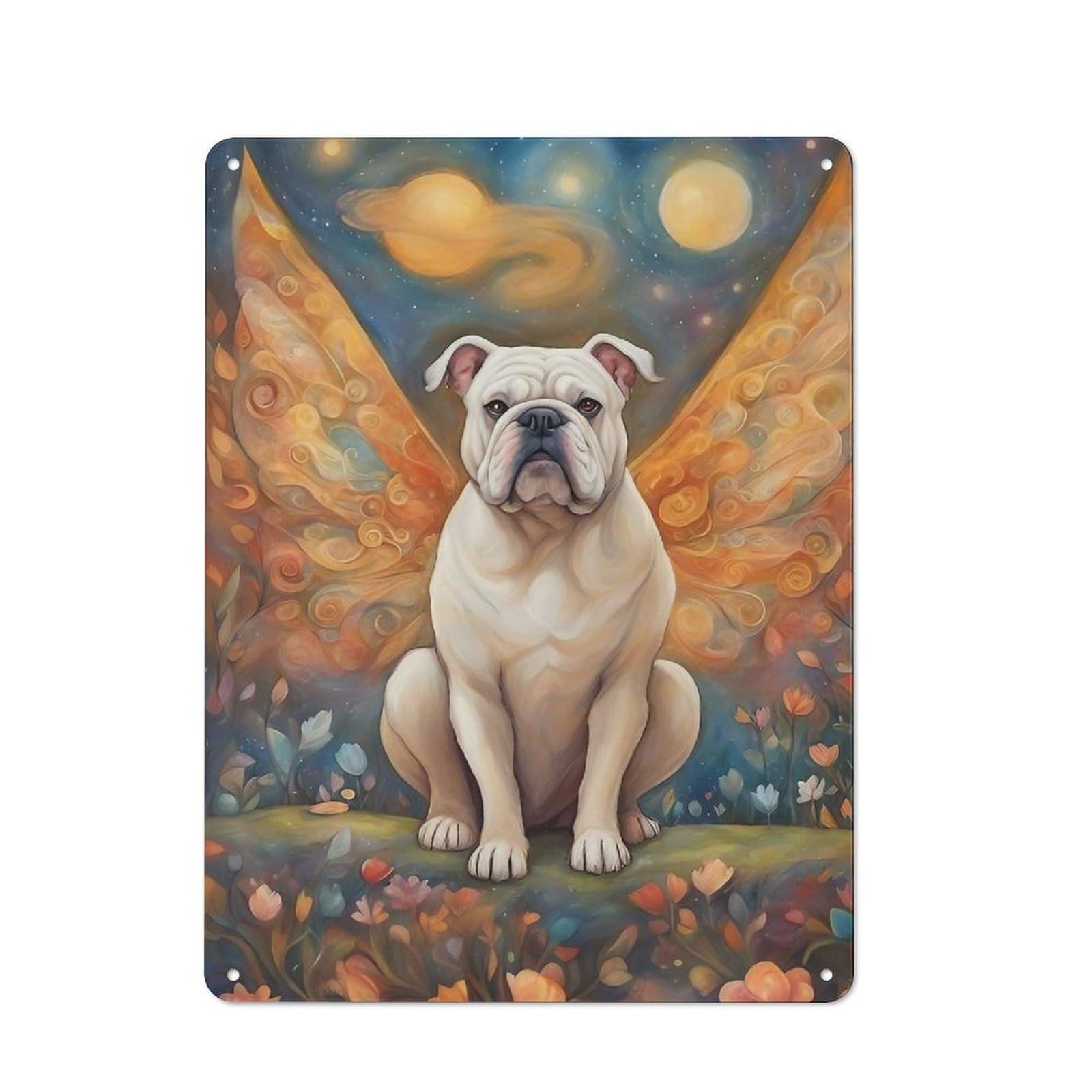 Everyday Vintage Metal Sign 40x30cm Featuring Dog0009, Room Wall Plaque for Home, Shop, Pub Or Studio Wall