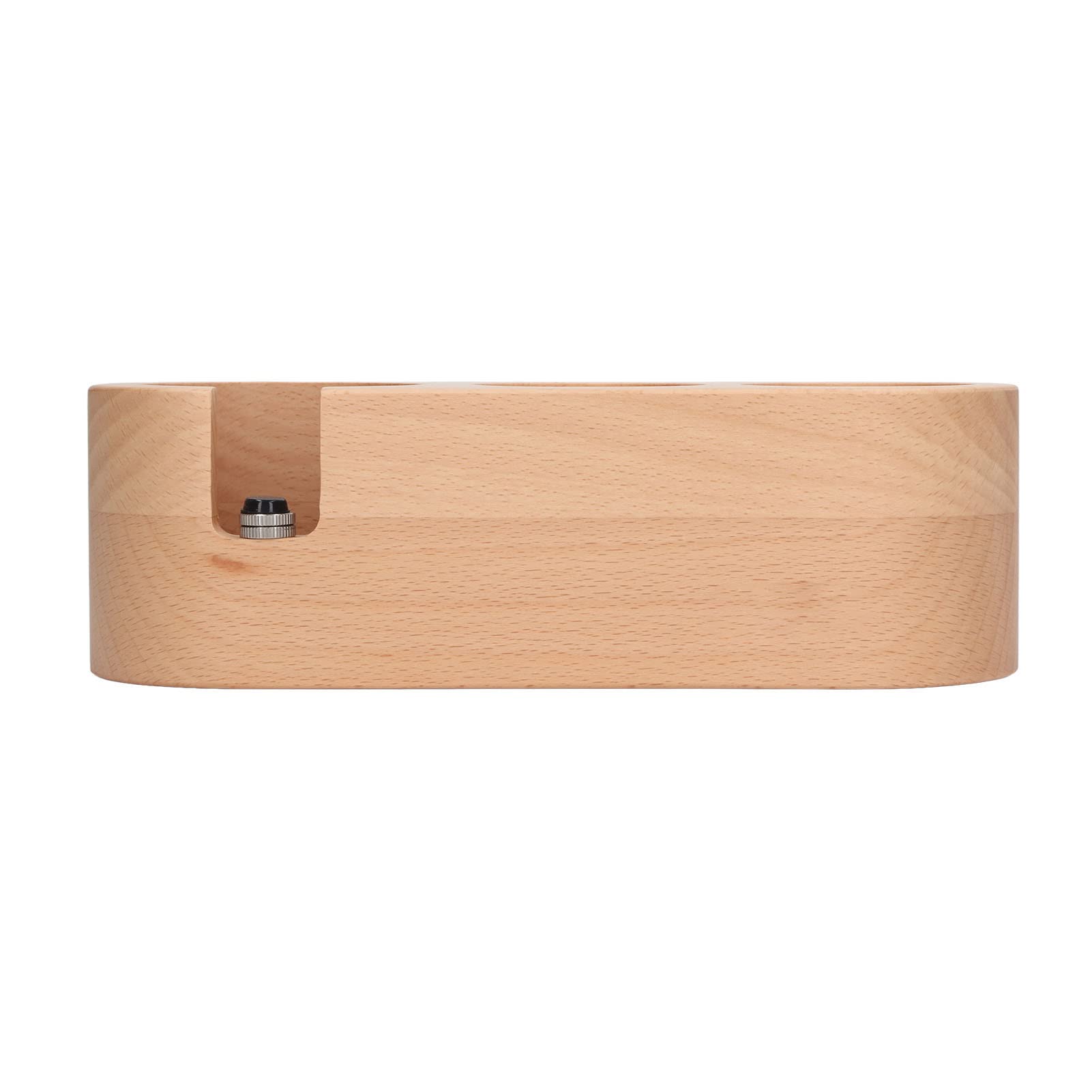 Fdit Estación de Manipulación, Diseño de Ranura para Tarjeta de Ahorro de Trabajo Beechwood Stable Prevent Slip Tamper Mat Stand para Niveladores (51 mm)
