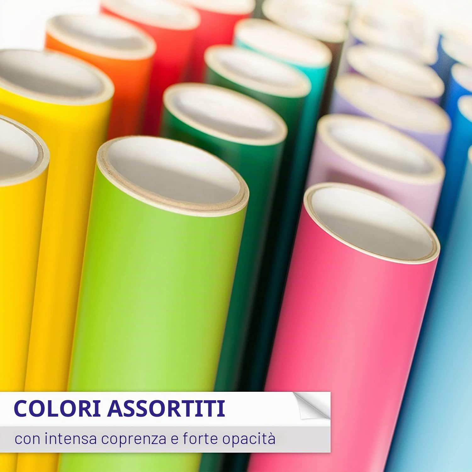 Pellicola autoadesiva per mobili, per auto, per esterni, lucida, 100 x 500 cm, opaca, bianco, per cucina, per mobili, impermeabile, per armadi, cucina, pellicola decorativa