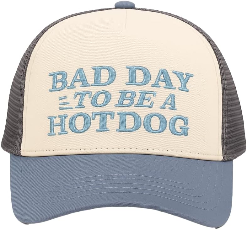 Baseball Trucker Hat for Women, Mesh Back Cap