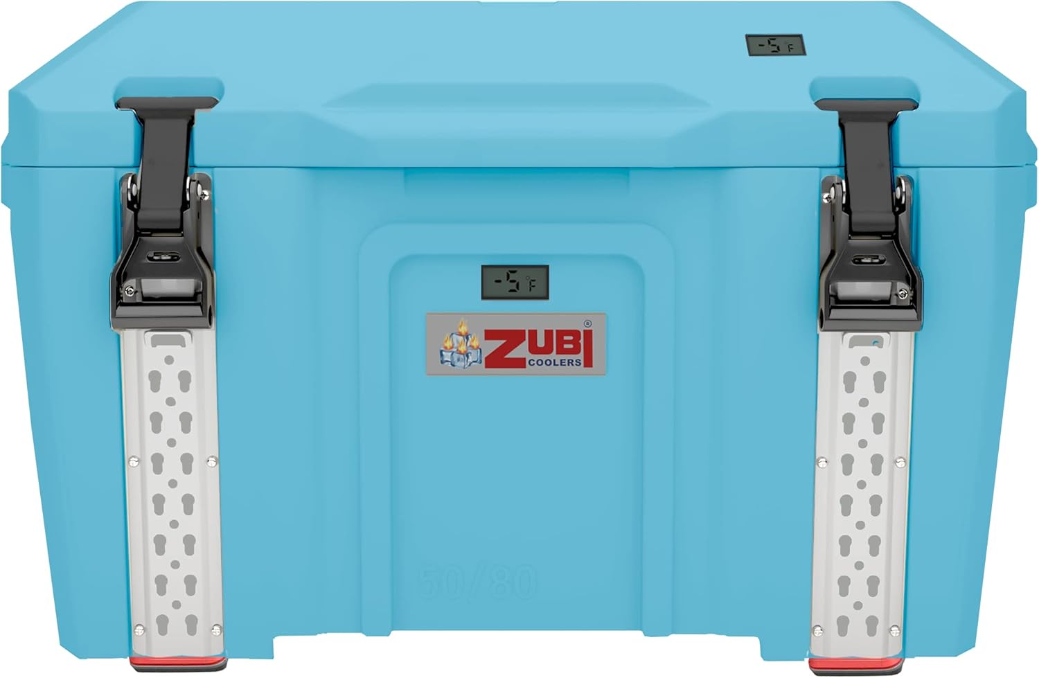 Rotomolded Premium ice Chest Cooler 50 80 125 Qt. Heavy Duty Construction 2 Sizes in 1 – Two Chambers Technology Always Dry Chamber & Ice Storage Chamber Longest ice Retention