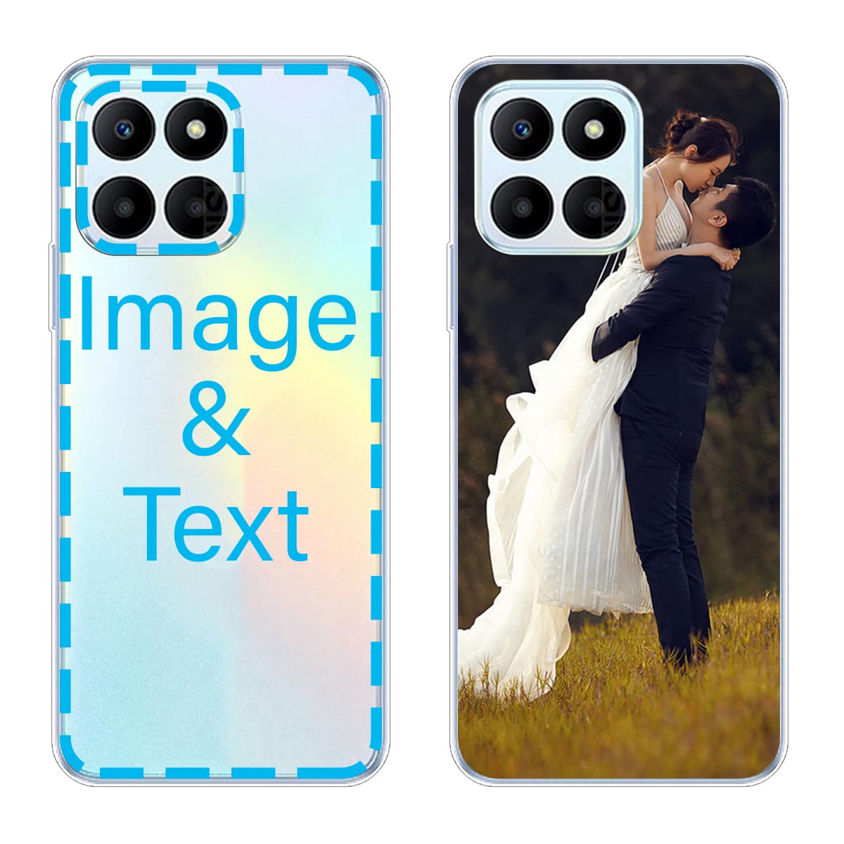 Cover compatibile con Honor 70,Personalizzata con Foto