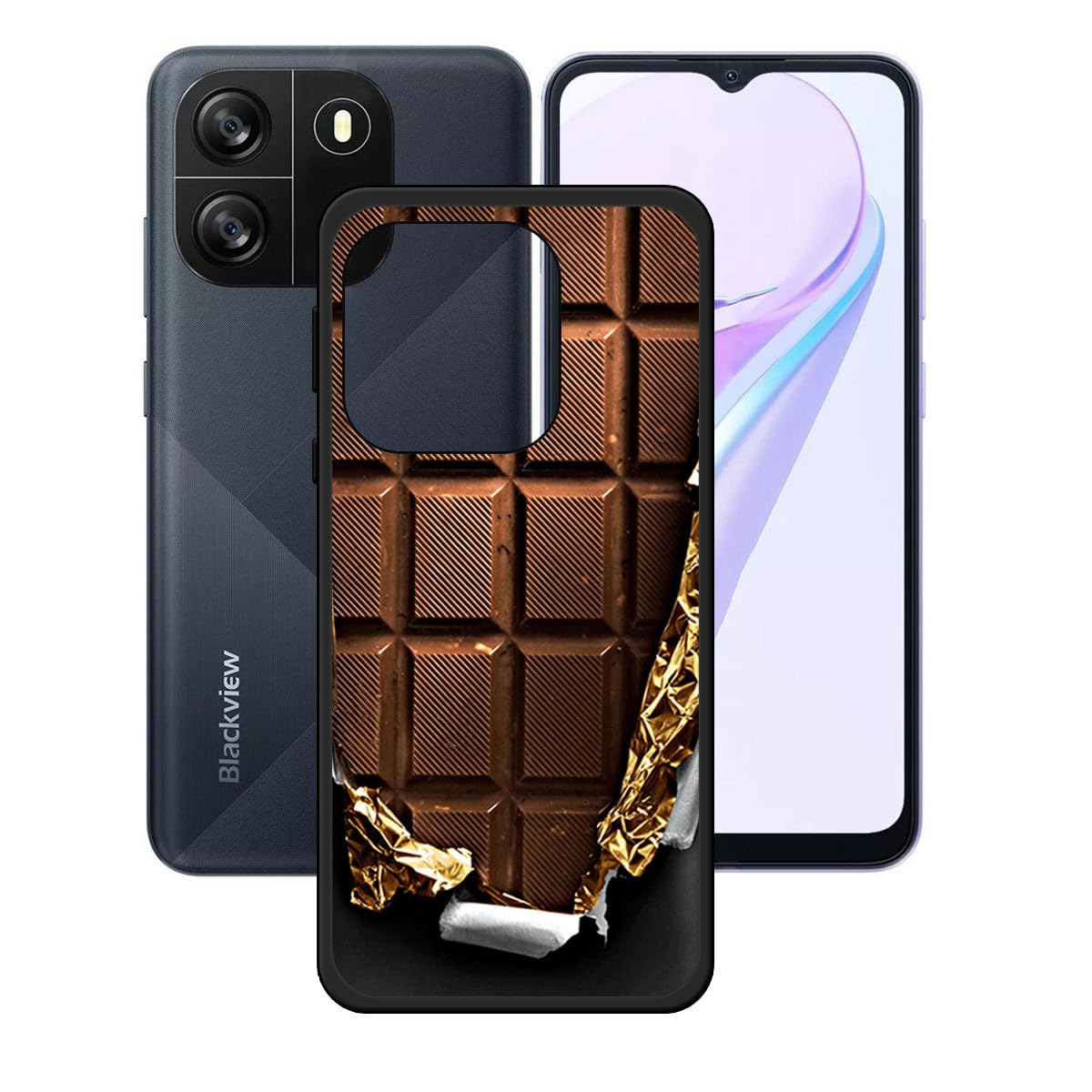 Custodia Blackview Wave 6C Con Vetro Temperato - Cover Libro PU