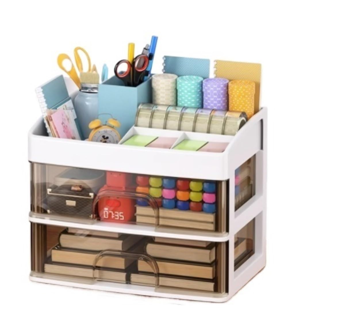 Organizer Scrivania Organizzatore Scrivania Organizer Da Scrivania Con Cassetti Portaoggetti Da Scrivania Portaoggetti Da Scrivania Trasparente Per Articoli Per Ufficio Cosmetici Domestici Portapenne