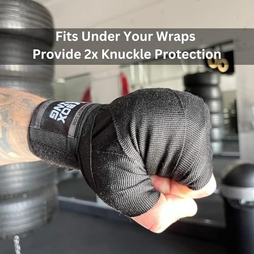 Miniatura 3 de TK - Protectores de nudillos de boxeo, protección de doble mano para combate, pelea, entrenamiento
