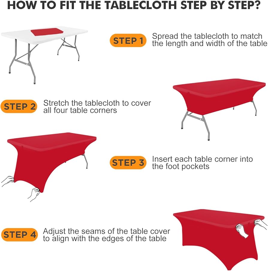 SEPARO Lot De 2 Nappes Rectangulaires En élasthanne - 1,8 M